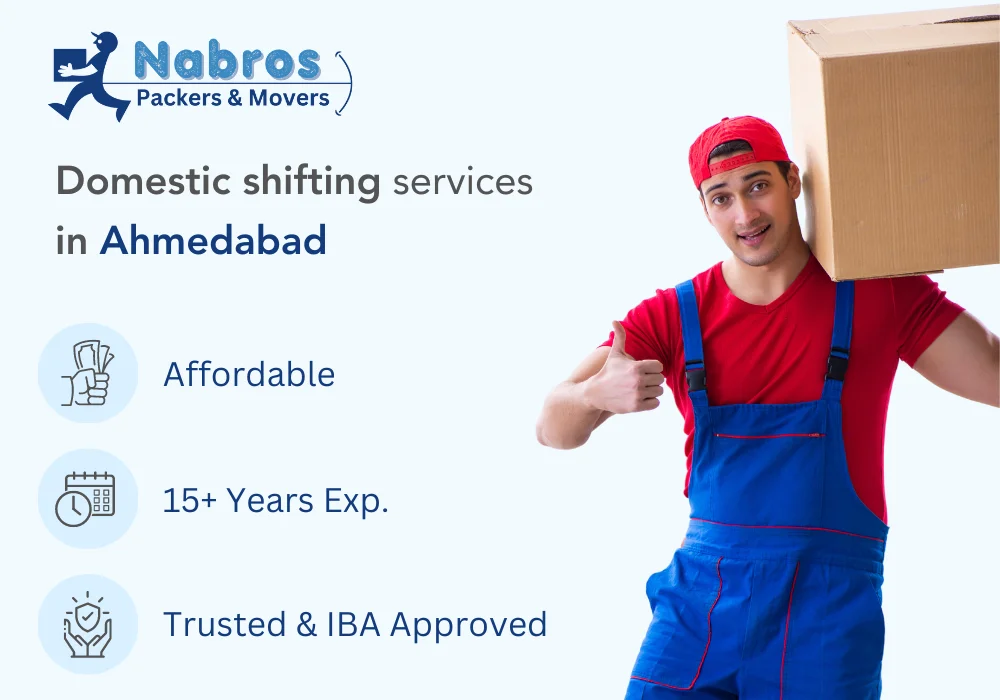 Domestic shifting service provider in Ahmedabad